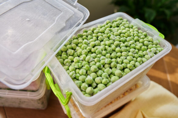 Quelqu'un a réussi à congeler des petits pois frais dans cette barquette sans les blanchir