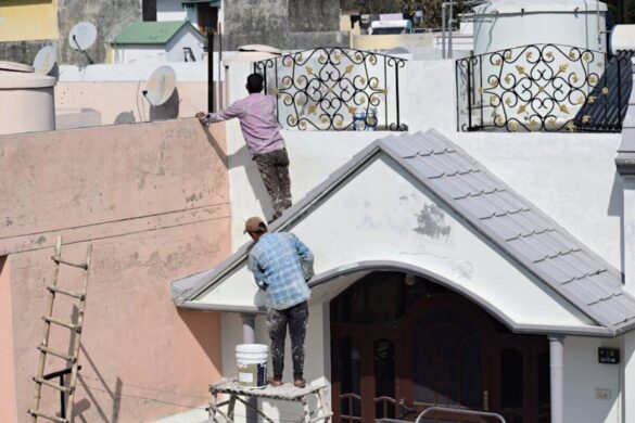 Ravalement de façade d'une maison à Fourmies
